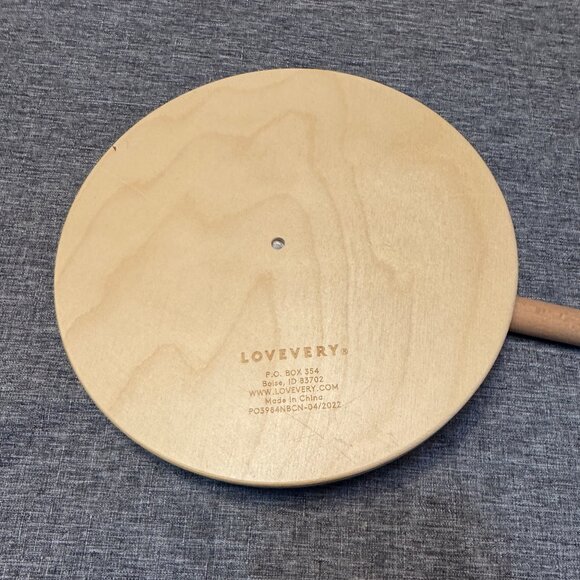 LOVEVERY Rainbow wooden ring stacker toy. Age level: 13 mo + - Picture 5 of 5